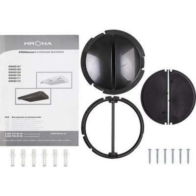 Вытяжка KRONA OSTEN 500 BLACK PB Вытяжка KRONA OSTEN 500 BLACK PB