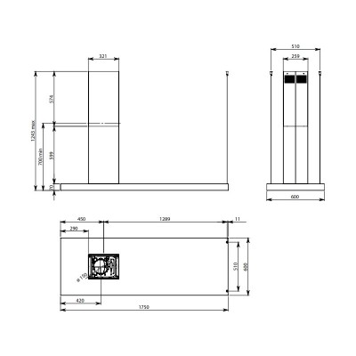 Вытяжка Falmec ELLE Вытяжка Falmec ELLE