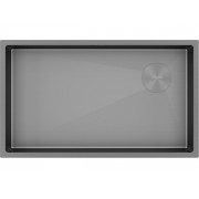 Мойка Paulmark Next-skew 74 uni PM887444-MG, матовый серый