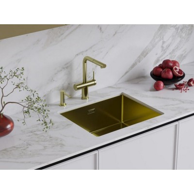 Смеситель Omoikiri Karatsu-S-LG латунь/светлое золото (4994612) Смеситель Omoikiri Karatsu-S-LG латунь/светлое золото (4994612)