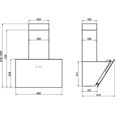 Вытяжка Elikor Антрацит 60П-650-Е3Д белый/белое стекло Вытяжка Elikor Антрацит 60П-650-Е3Д белый/белое стекло