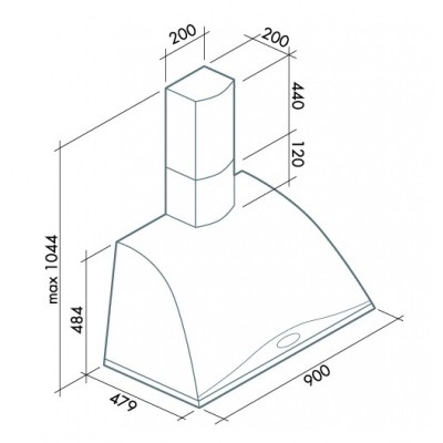Вытяжка Falmec GINEVRA BOSTON 90 Вытяжка Falmec GINEVRA BOSTON 90