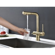 Смеситель Paulmark Serpentine Se213222-BR, бронза