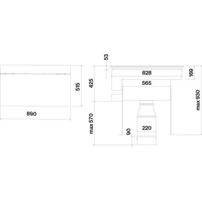 Варочная панель с встр. вытяжкой Falmec BRERA индукционная Варочная панель с встр. вытяжкой Falmec BRERA индукционная