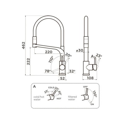 Смеситель Omoikiri Sinto 2 Plus-LG-BL латунь/светлое золото/черный (4994469) Смеситель Omoikiri Sinto 2 Plus-LG-BL латунь/светлое золото/черный (4994469)