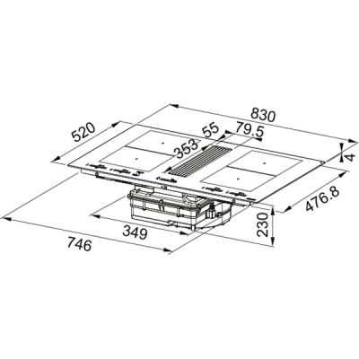 Варочная панель Franke FMY 8391R HI (340.0705.335) индукционная Варочная панель Franke FMY 8391R HI (340.0705.335) индукционная