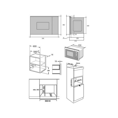 СВЧ-печь MAUNFELD MBMO.20.8GW СВЧ-печь MAUNFELD MBMO.20.8GW