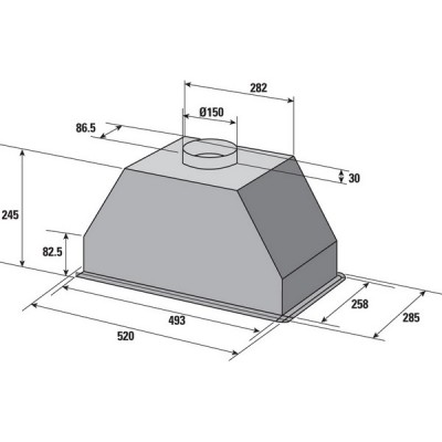 Вытяжка BRANDT BHG6502X Вытяжка BRANDT BHG6502X