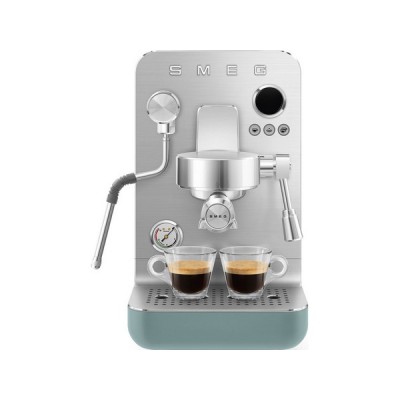 Кофемашина рожковая эспрессо SMEG EMC02EGMEU изумрудно-зеленый матовый Кофемашина рожковая эспрессо SMEG EMC02EGMEU изумрудно-зеленый матовый