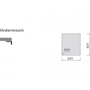 Мойка Falmec Como 34 (подстольный монтаж)