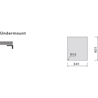 Мойка Falmec Como 34 (подстольный монтаж) Мойка Falmec Como 34 (подстольный монтаж)