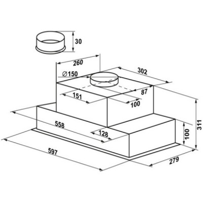 Вытяжка MAUNFELD FANTASY LIGHT 60 черный Вытяжка MAUNFELD FANTASY LIGHT 60 черный