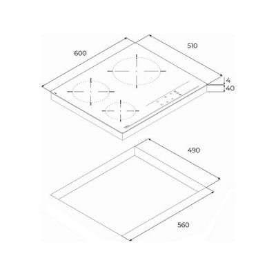 Варочная панель Teka TBC 63632 TTC BLACK (112530007) электрическая Варочная панель Teka TBC 63632 TTC BLACK (112530007) электрическая