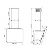 Вытяжка Falmec TAB BLACK 80