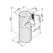 Вытяжка MAUNFELD Adelaide 39 Wall белый