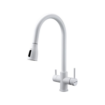 Смеситель Paulmark Lange La214212-431, белый матовый Смеситель Paulmark Lange La214212-431, белый матовый