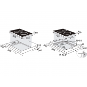 Варочная панель Brandt BPI1641PB индукционная