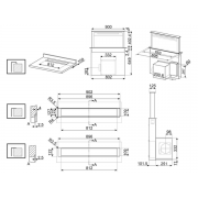 Вытяжка SMEG KDD90CNE2