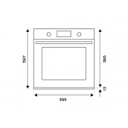 Духовой шкаф Bertazzoni F609PROESX
