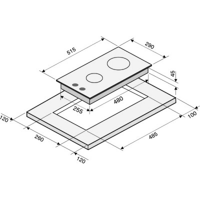 Варочная панель KRONA HAGEL 30 WH газовая Варочная панель KRONA HAGEL 30 WH газовая