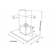 Вытяжка Teka DSJ 650 SS (40484830)