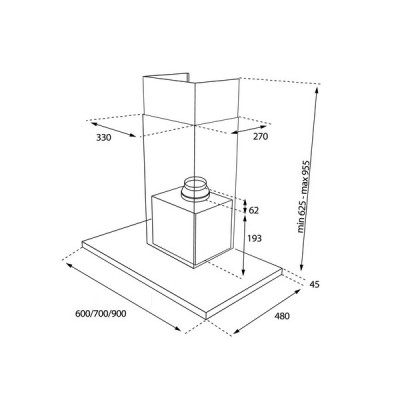 Вытяжка Teka DSJ 650 SS (40484830) Вытяжка Teka DSJ 650 SS (40484830)