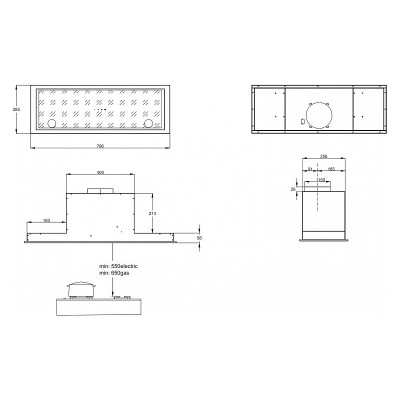 Вытяжка Korting KHI 9777 GN Вытяжка Korting KHI 9777 GN