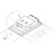 Вытяжка Pando E-252/950X560 BL-IMP 1130 ECO PLUS