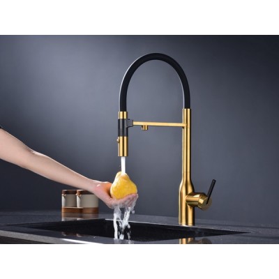 Смеситель Paulmark Magneto One Ma213188-BG, брашированное золото Смеситель Paulmark Magneto One Ma213188-BG, брашированное золото