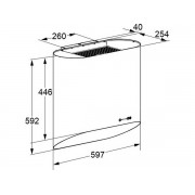 Вытяжка MAUNFELD GUNA 60 чёрный антрацит с золотом