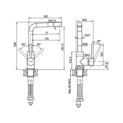 Смеситель Paulmark Honner Ho212018-CR, хром Смеситель Paulmark Honner Ho212018-CR, хром