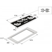 Варочная панель ASKO HG8144BGB1 газовая