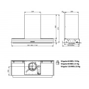 Вытяжка Falmec VIRGOLA NRS 90