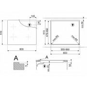 Варочная панель SMEG SI1M4634D индукционная