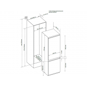Холодильник De Dietrich DRC1775EN встраиваемый