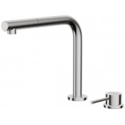 Смеситель Omoikiri Nara-S-BN латунь/нержавеющая сталь (4994329)