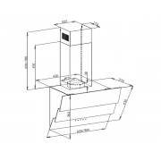 Вытяжка MAUNFELD MANCHESTER LIGHT 90 черное стекло