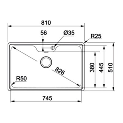 Мойка Franke BCX 610-81 TL стоп-вент. (101.0689.879) Мойка Franke BCX 610-81 TL стоп-вент. (101.0689.879)