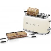 Тостер на 4 ломтика SMEG TSF02CREU кремовый