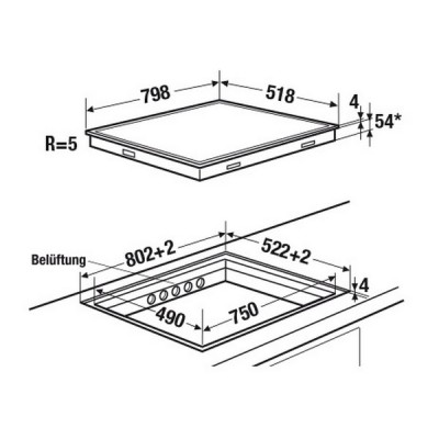 Варочная панель Kuppersbusch KI 8520.0 WR индукционная Варочная панель Kuppersbusch KI 8520.0 WR индукционная