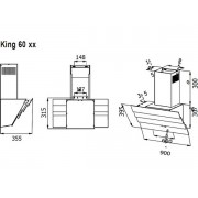 Вытяжка Evelux King 60 BG
