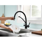 Смеситель Paulmark Siegen Si213111-401TB, антрацит полностью