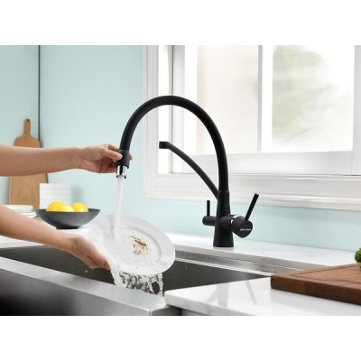 Смеситель Paulmark Siegen Si213111-401TB, антрацит полностью Смеситель Paulmark Siegen Si213111-401TB, антрацит полностью