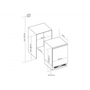 Встраиваемый морозильник Korting KSI 8189 F