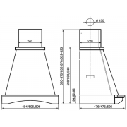 Вытяжка Elikor Ротонда 90П-650-П3Д бежевый/дуб неокр