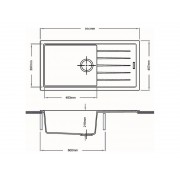 Мойка "Longran" Ultra ULS914.457 - 10 Onyx