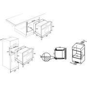Духовой шкаф Jacky's JO EB35MW компактный с СВЧ