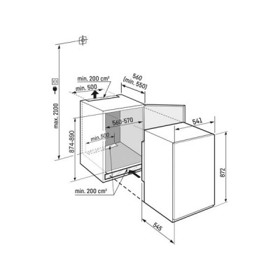 Морозильная камера Liebherr IFSd 3904-22 001 Pure встраиваемая Морозильная камера Liebherr IFSd 3904-22 001 Pure встраиваемая