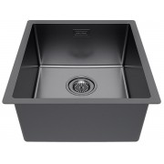 Мойка Paulmark Yuni 39 uni YU39-GM, вороненая сталь