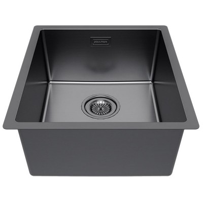 Мойка Paulmark Yuni 39 uni YU39-GM, вороненая сталь Мойка Paulmark Yuni 39 uni YU39-GM, вороненая сталь